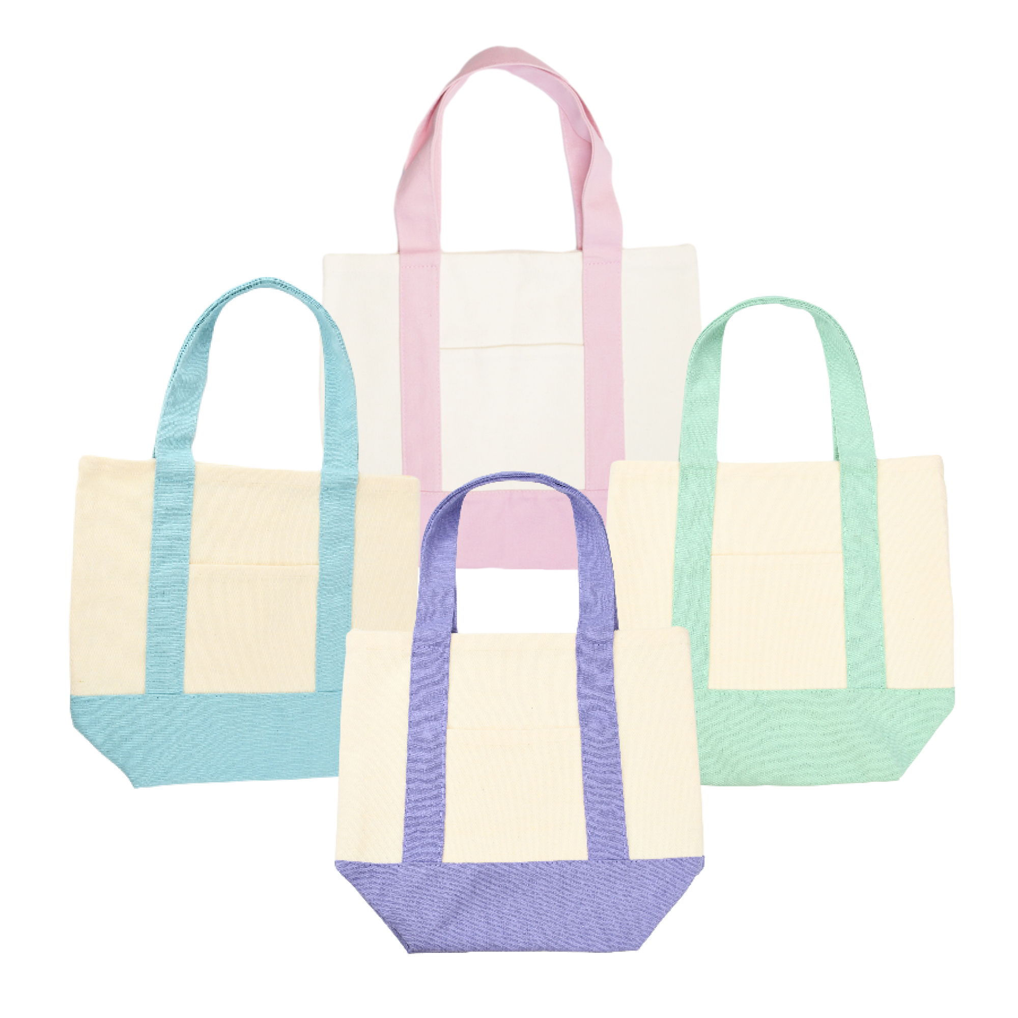 Mini canvas tote bag