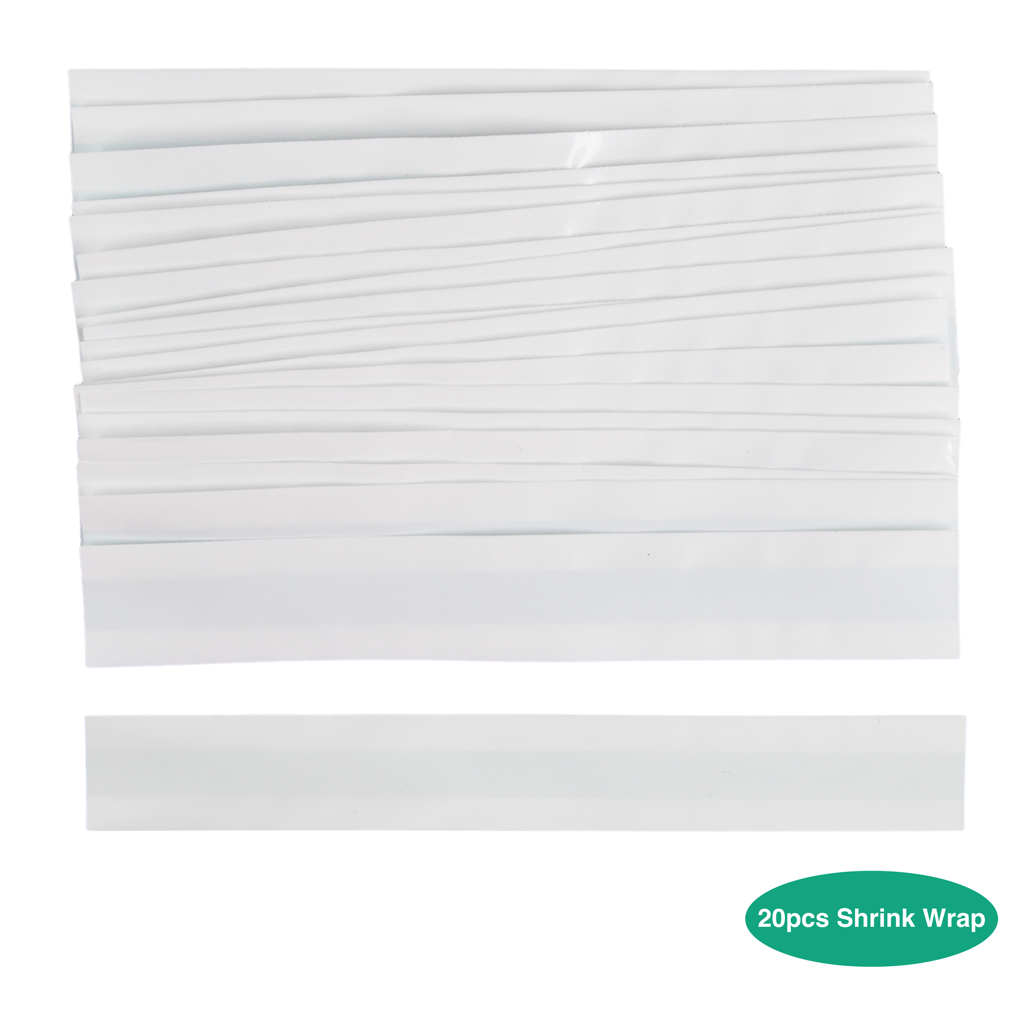 20 pieces of blank sublimation pen wraps, perfect for heat transfer applications and ensuring vibrant designs.