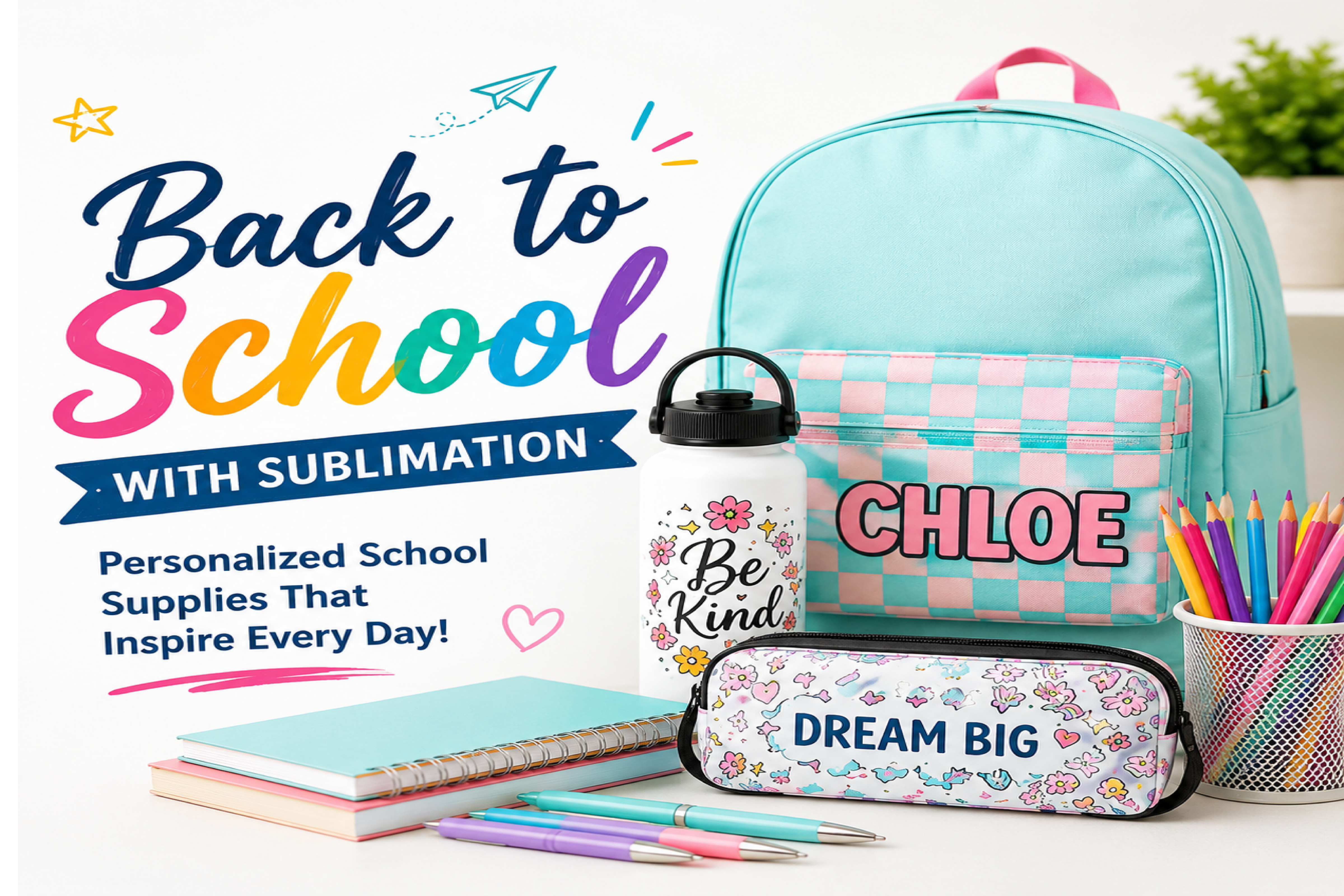 Back to School with Sublimation: Create Personalized School Supplies Students Will Love