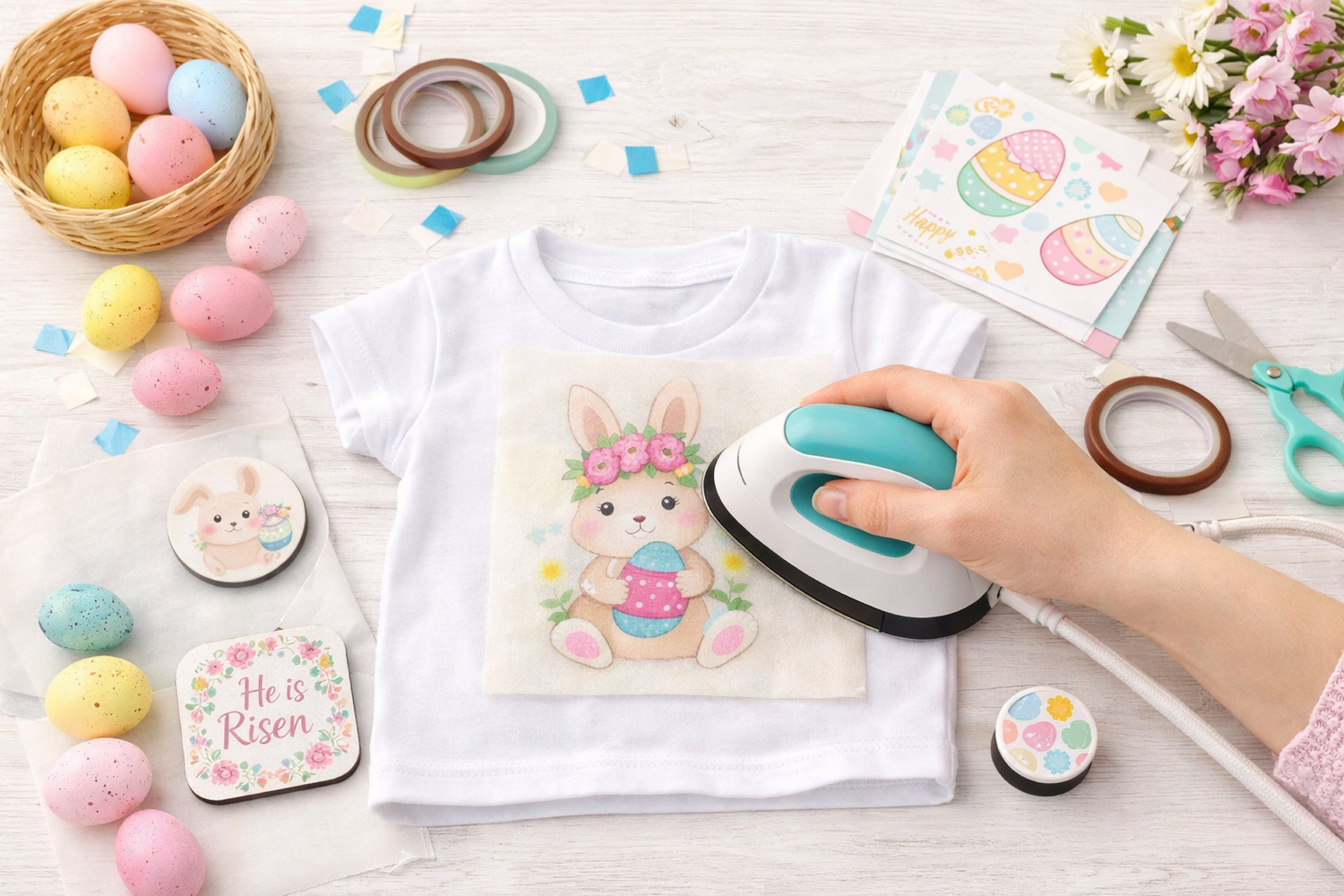 Beginner-Friendly Easter Sublimation Projects with a Mini Iron