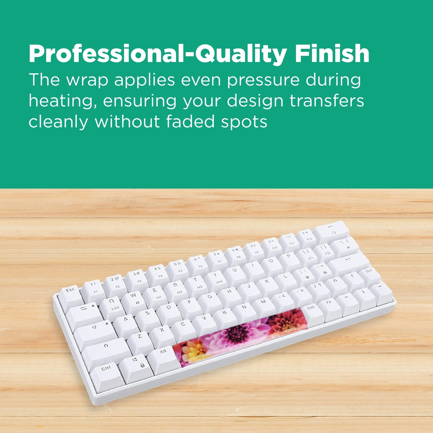200 pcs. Sublimation Shrink Wrap for Space Keycaps with Peel Line