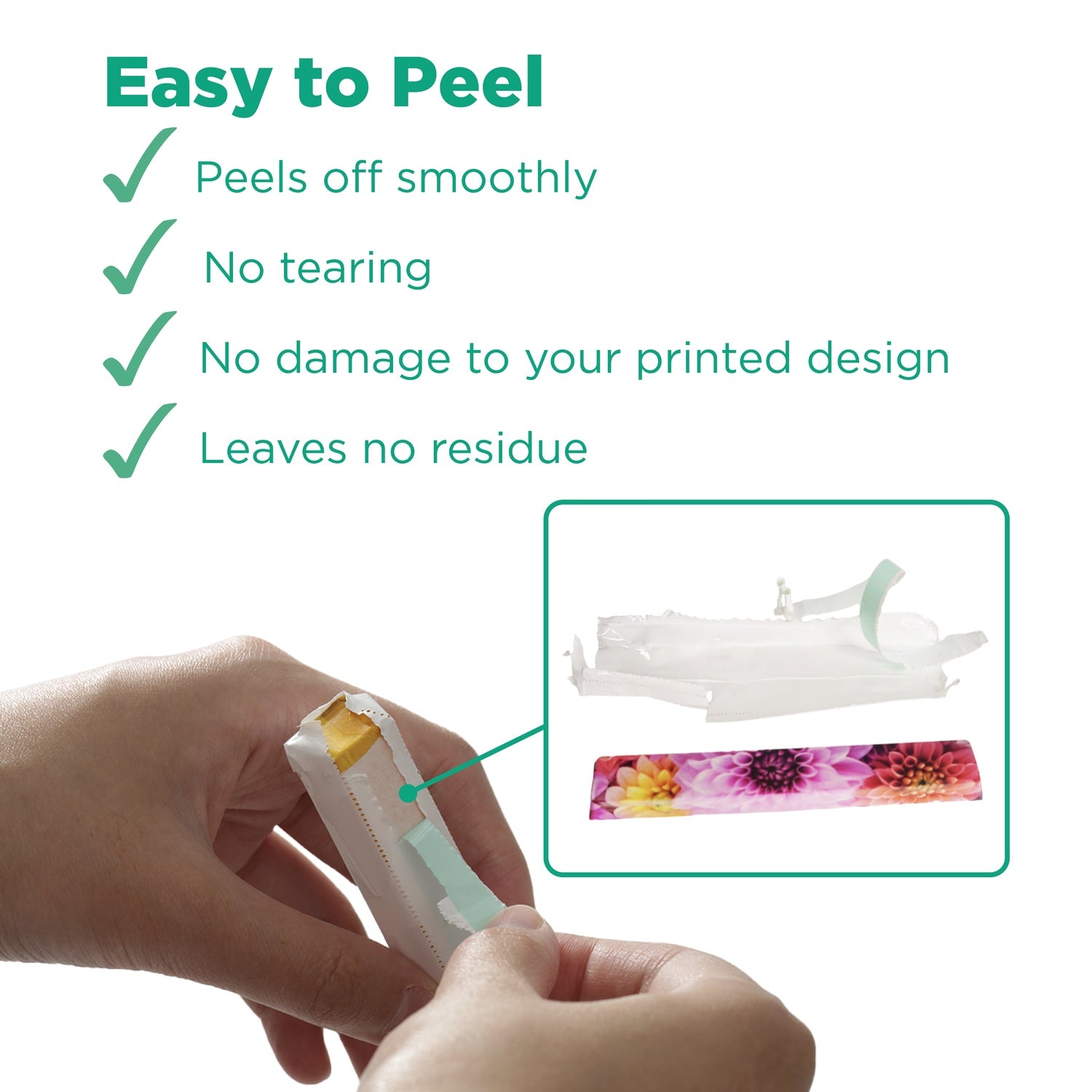 200 pcs. Sublimation Shrink Wrap for Space Keycaps with Peel Line