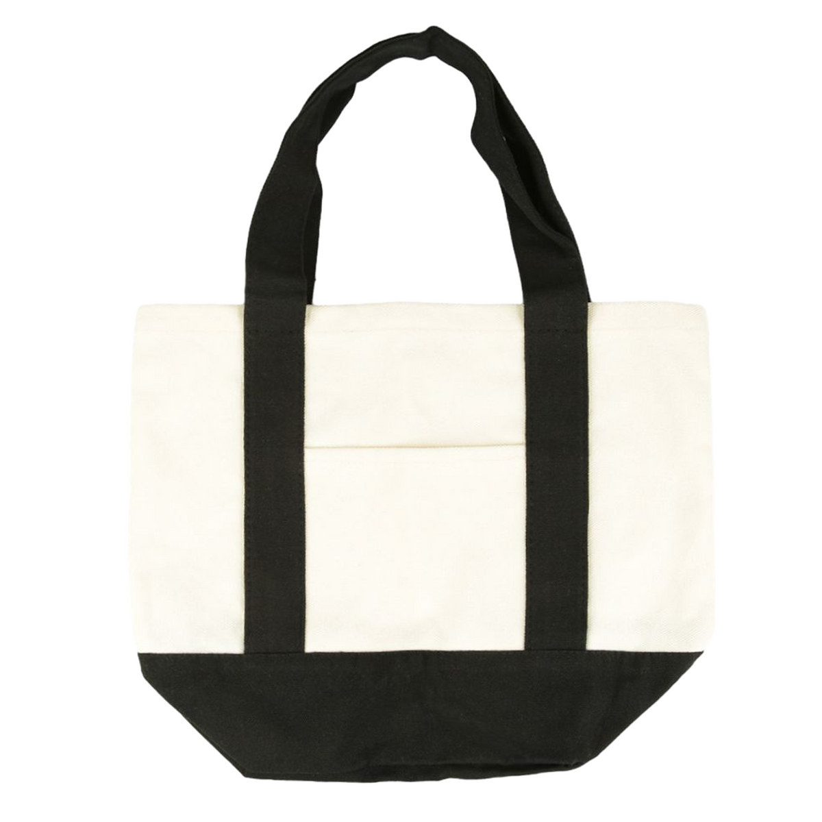 Mini Canvas Totes Bags Sublimatable 16oz w/ External Pocket